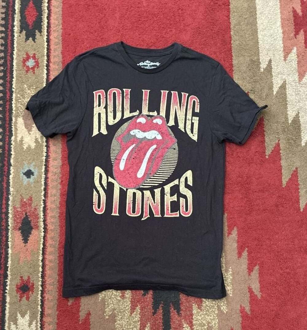 The Rolling Stones Tongue Graphic T-Shirt Small